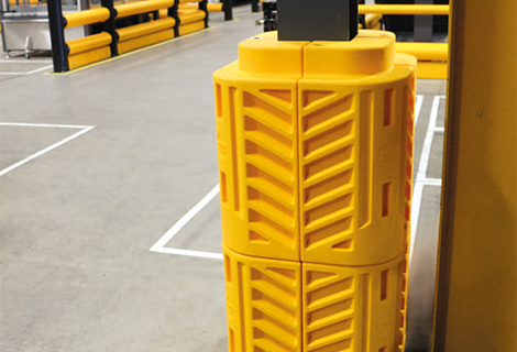 A-SAFE iFlex Column Protector Törmäyssuojat pylväiden suojaamiseen