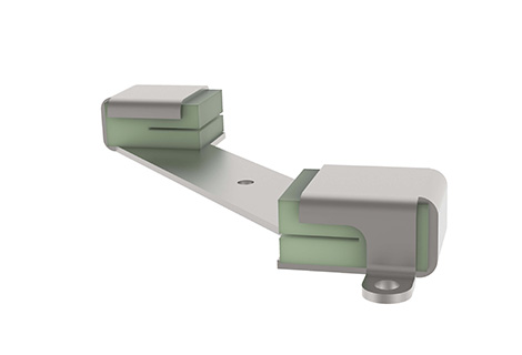 AMC Akustik + Sylomer® Sound Clip seinä/kattovaimennin hattulistoille