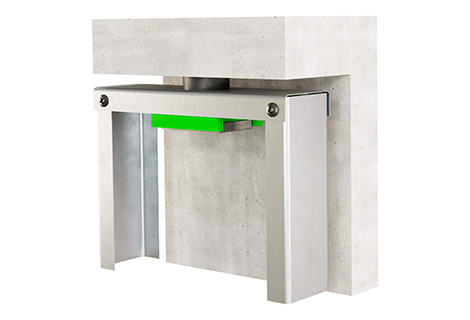 AMC Akustik Wall-Up + Sylomer seinäripustin yläjuoksulle