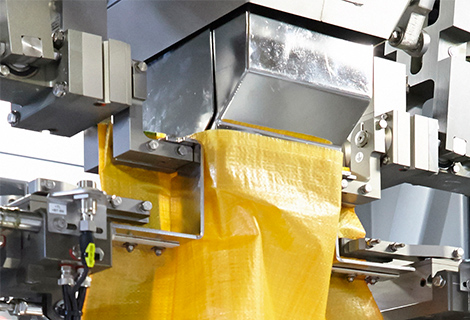 Topline - täysautomaattinen säkin täyttökone elintarvikkeille