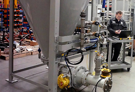 Painelähettimet jauheille