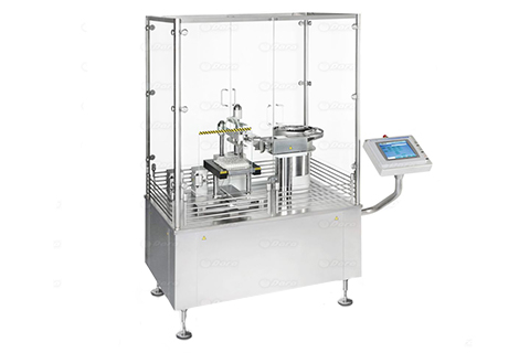 NFL/1-2 – Täyttö- ja suljentakone kertakäyttöisille ruiskuille, lääkepulloille ja ampulleille koteloissa