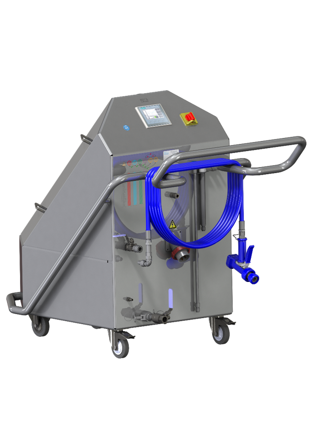 FlexiClean – liikuteltava vaahtopesuyksikkö